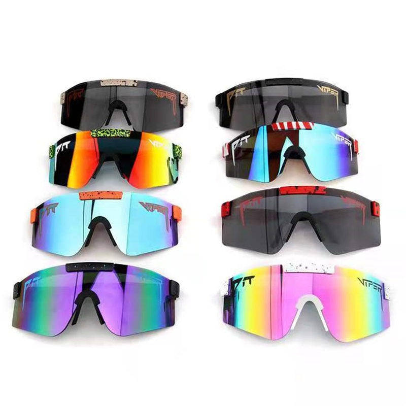 Riding glasses tr polarized large frame sunglasses true film colorful lenses outdoor sports glasses