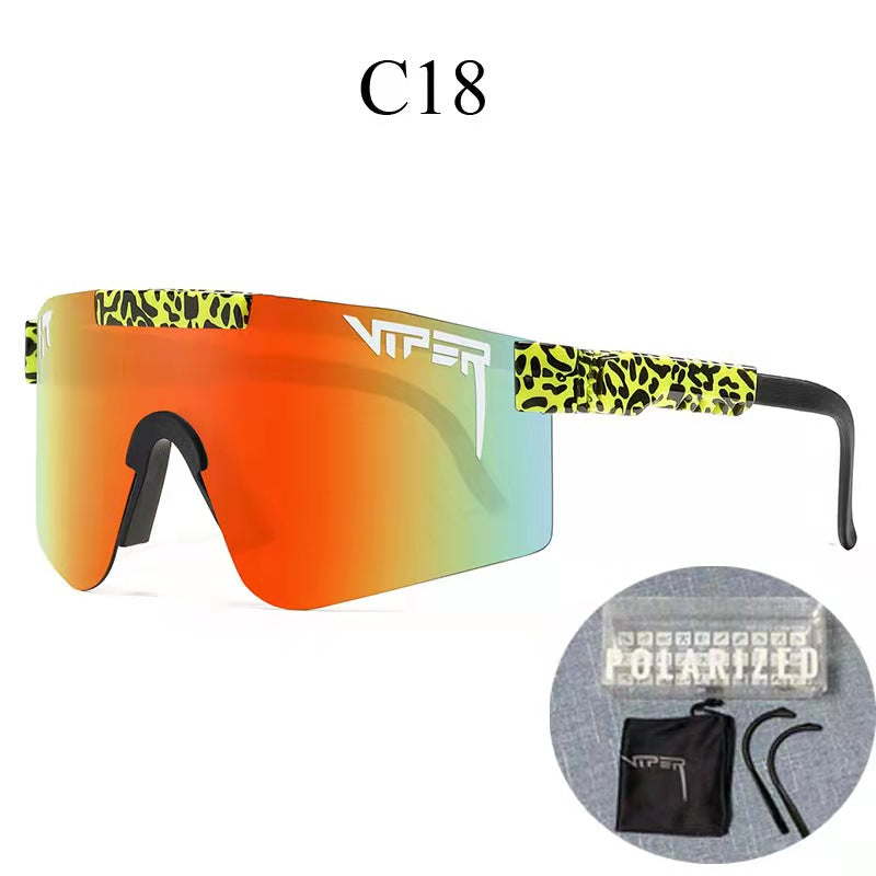 Riding glasses tr polarized large frame sunglasses true film colorful lenses outdoor sports glasses