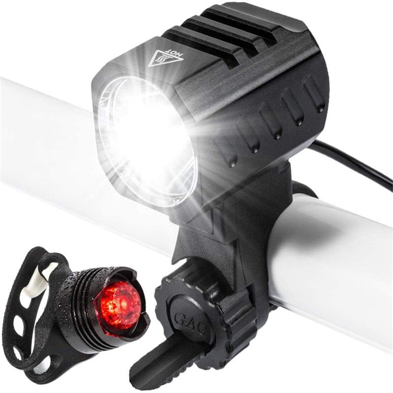 USB rechargeable bicycle lamp 1200 lumen LED headlamp flashlight headlamp waterproof