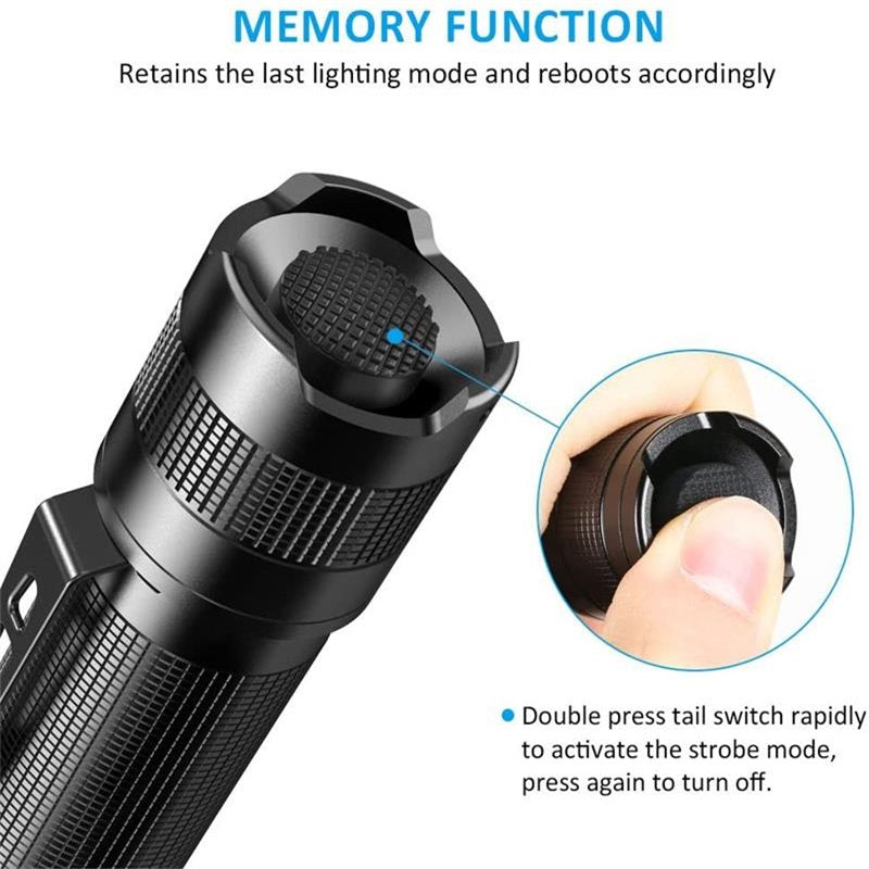 1000 Lumens Super-bright Camping Flashlight/Underwater Cluster Lighting Flashlight Bybl Light LED Torch