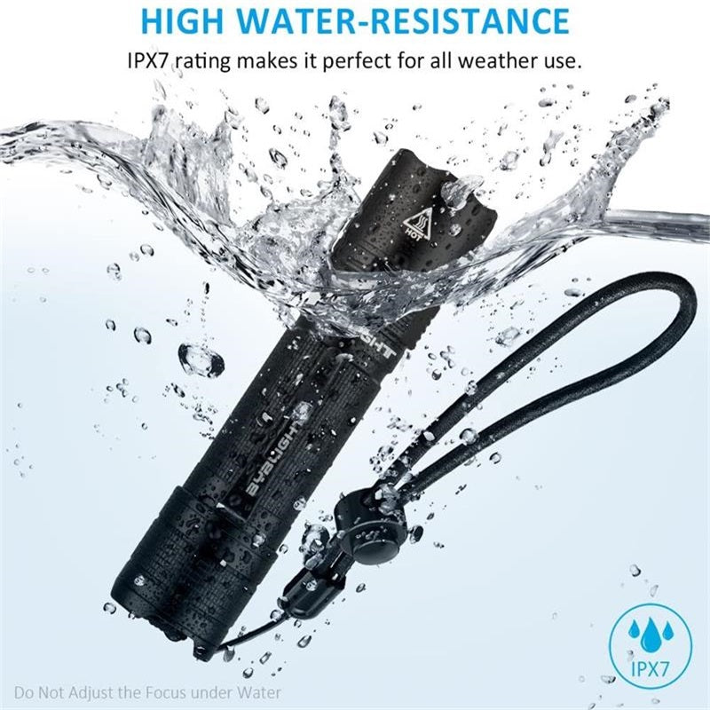 1000 Lumens Super-bright Camping Flashlight/Underwater Cluster Lighting Flashlight Bybl Light LED Torch