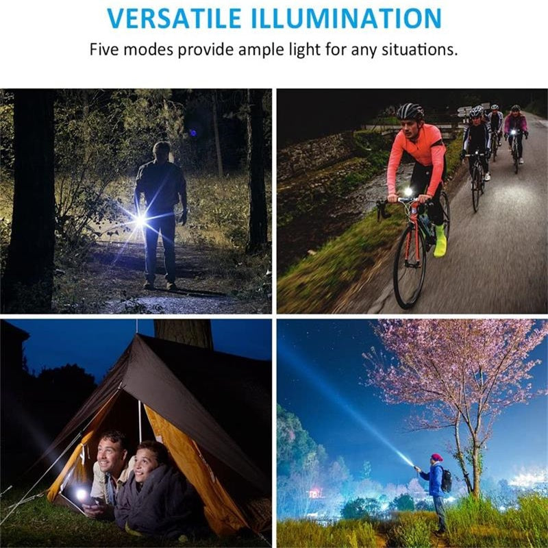 1000 Lumens Super-bright Camping Flashlight/Underwater Cluster Lighting Flashlight Bybl Light LED Torch