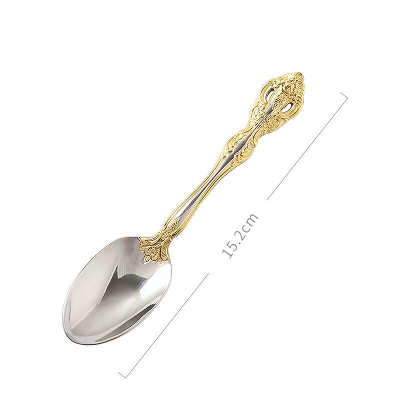 Golden Cutlery, European Western Steak Cutlery, Household Cutlery, Popular Cutlery Stainless Steel