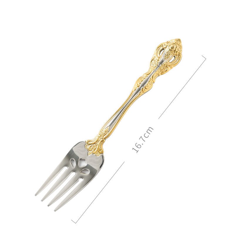 Golden Cutlery, European Western Steak Cutlery, Household Cutlery, Popular Cutlery Stainless Steel